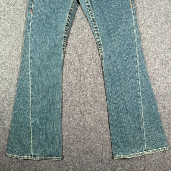 True Religion Womens Bootcut Flare Jeans Y2K Stone Wash Sz 30 Made USA Y2K NWT - Picture 5 of 14